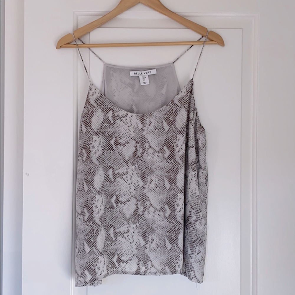 Snakeskin cami